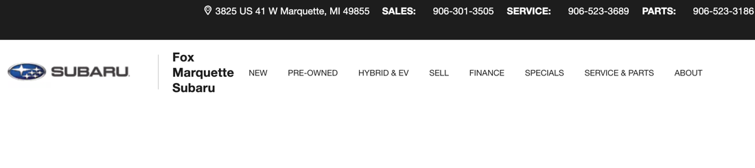 Fox Marquette Subaru